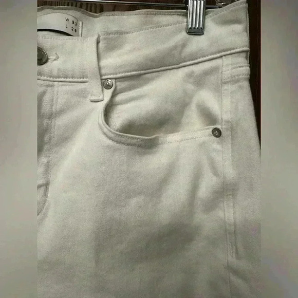 AYR The Chiller White Jeans Size  All Year Round Skinny Leg Ankle W28 , L 32 - Picture 6 of 8